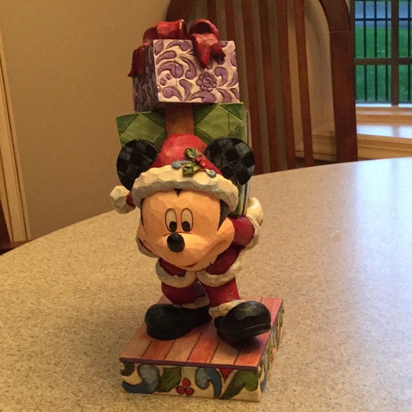 Jim Shore Mickey Mouse HERE COMES OLD ST. MICK - Picture 3 of 5